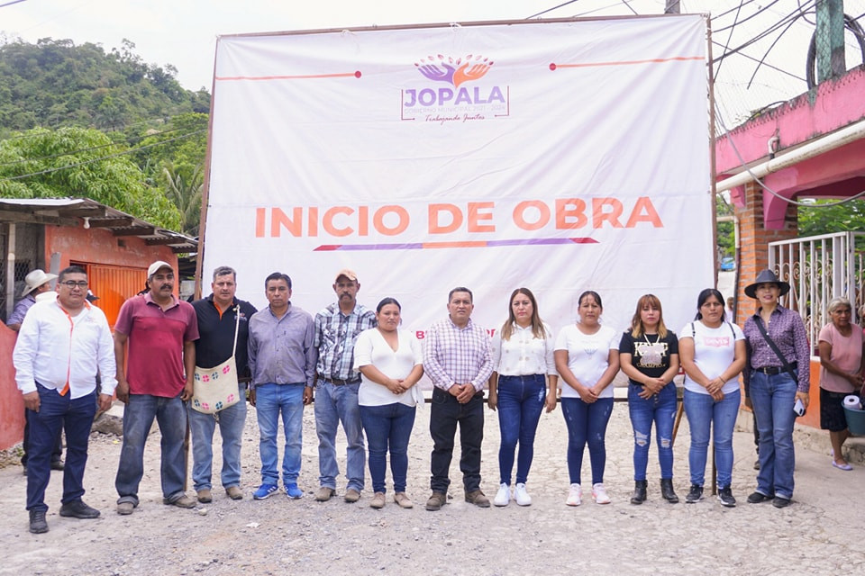 Inicio de Obra de Pavimento hidráulico y guarniciones en la Junta Auxiliar de Buenos Aires, Jopala