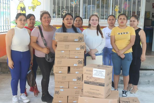 Primer entrega del programa de Alimentación Escolar en la modalidad de  "desayunos Fríos